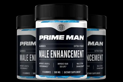 Prime Man Male Enhancement Gummies, three bottles